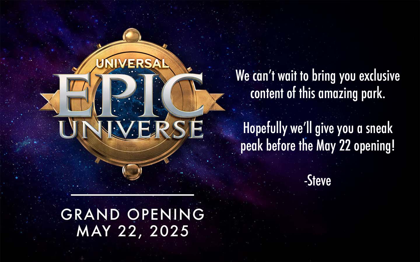 Theme Park Banner